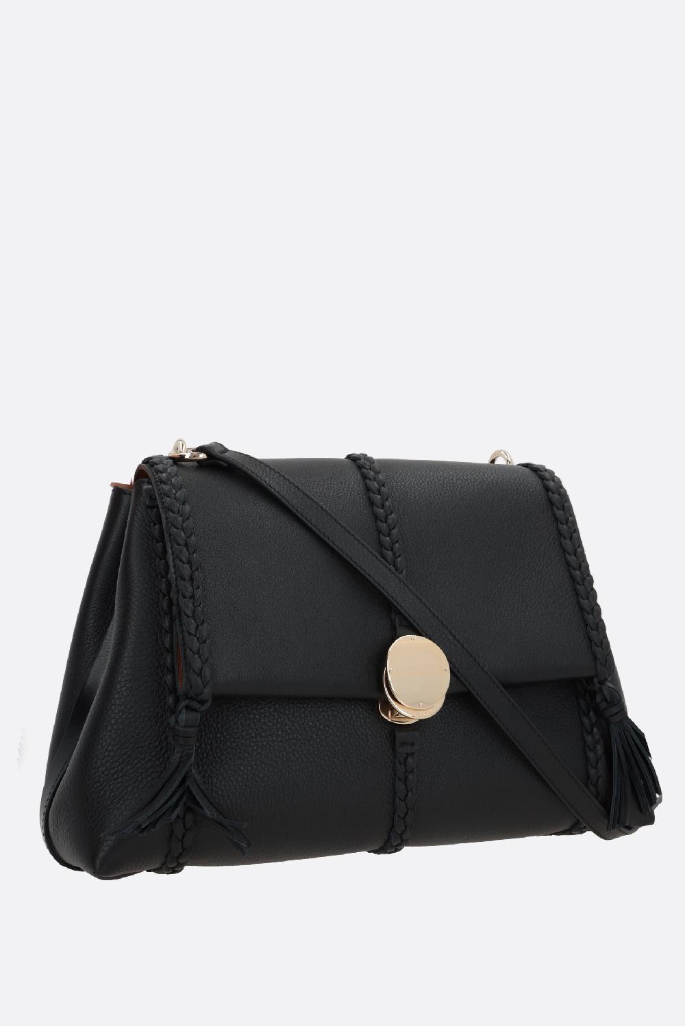 CHLOÉ borsa a spalla Penelope media in pelle martellata Sconto