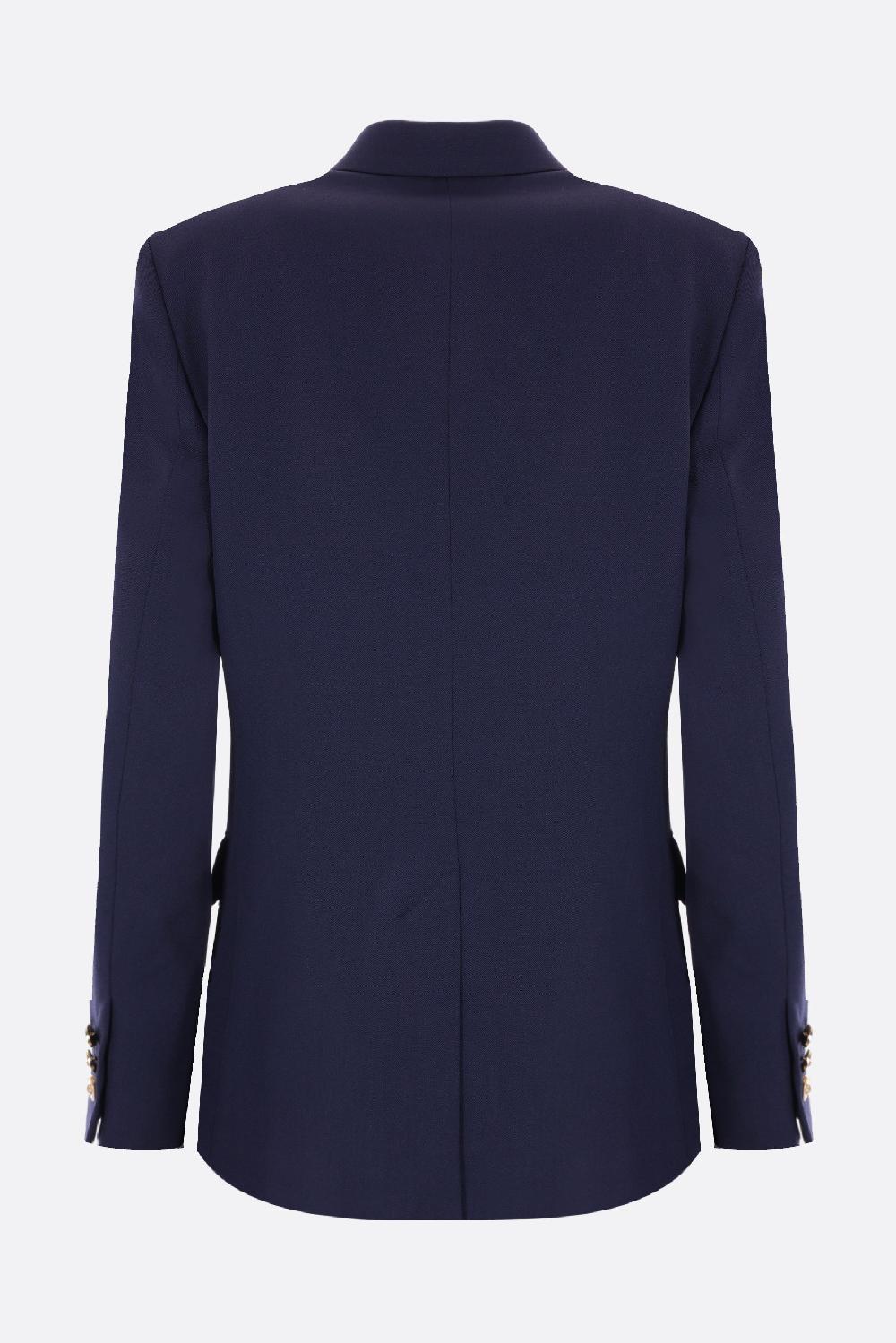 VERSACE giacca doppiopetto in twill Outlet