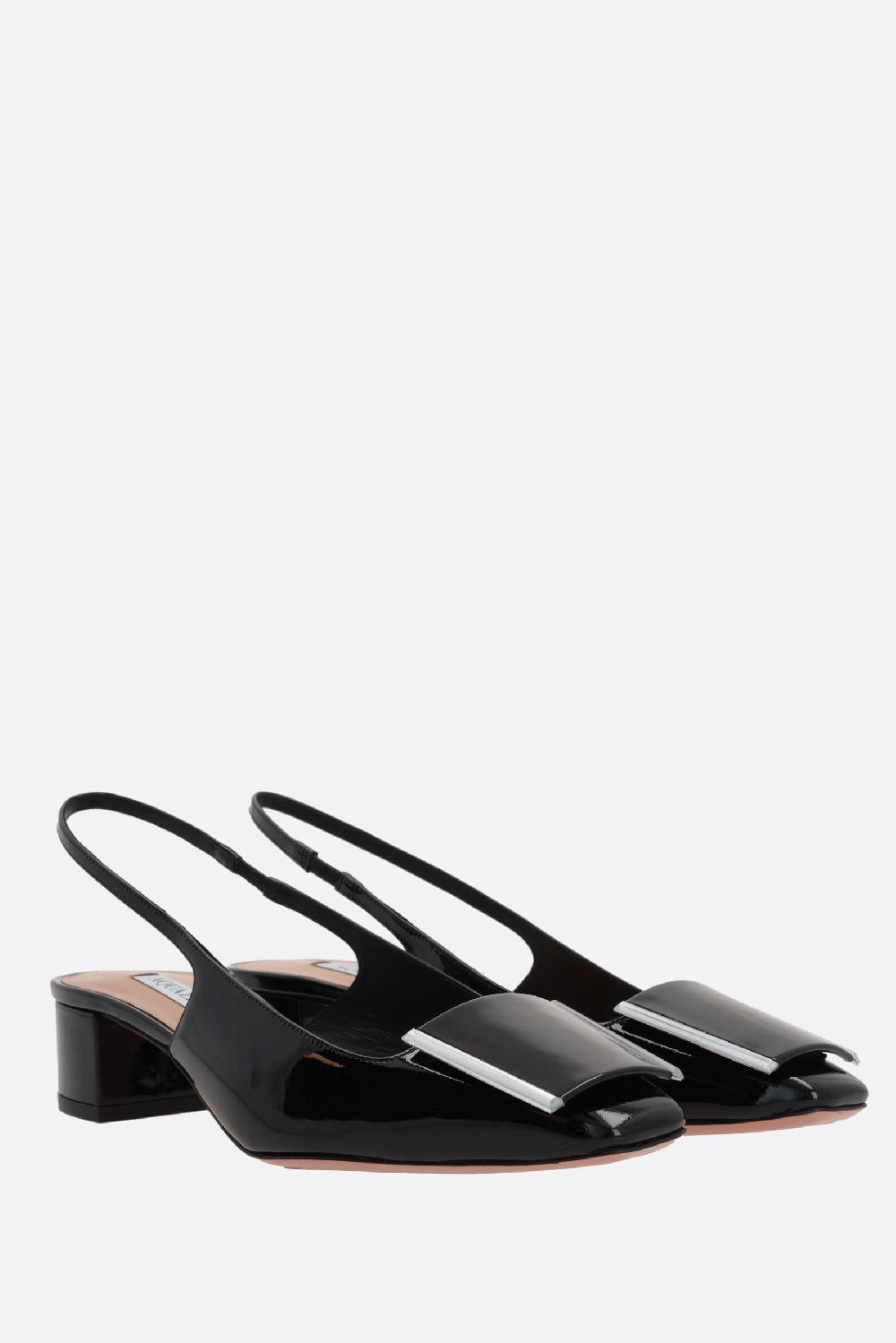 AQUAZZURA slingback Shibuya in vernice Nuova