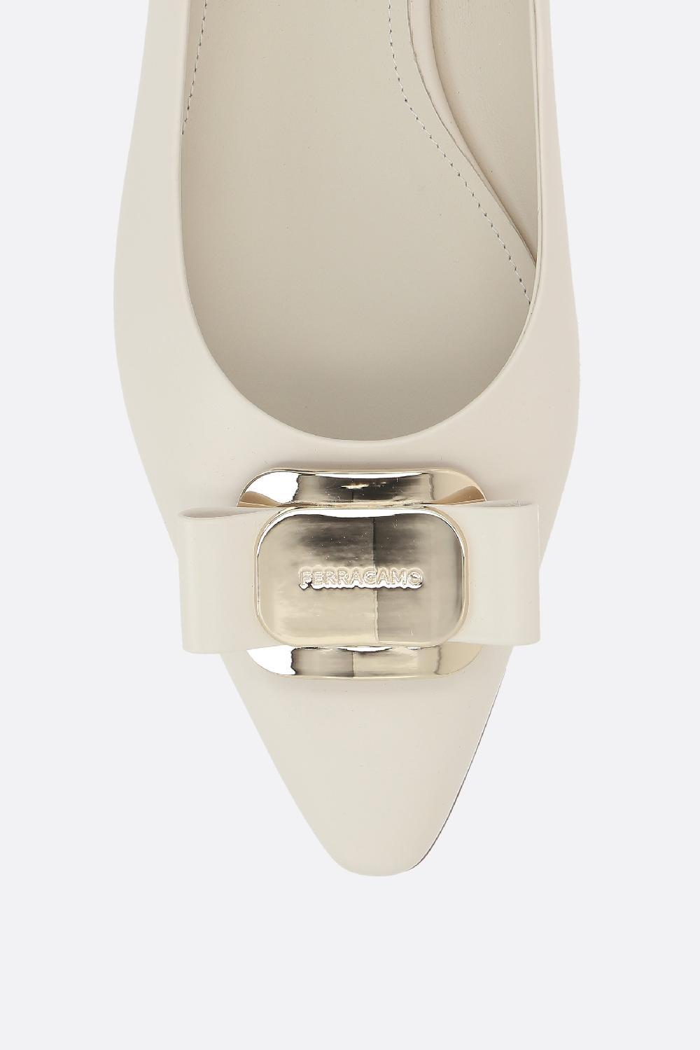 FERRAGAMO ballerina Zea in nappa Nuovo
