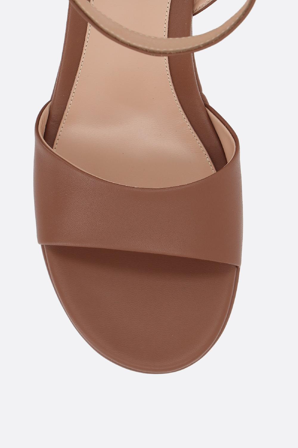 GIANVITO ROSSI sandalo platform Alma in nappa Pezzi Unici