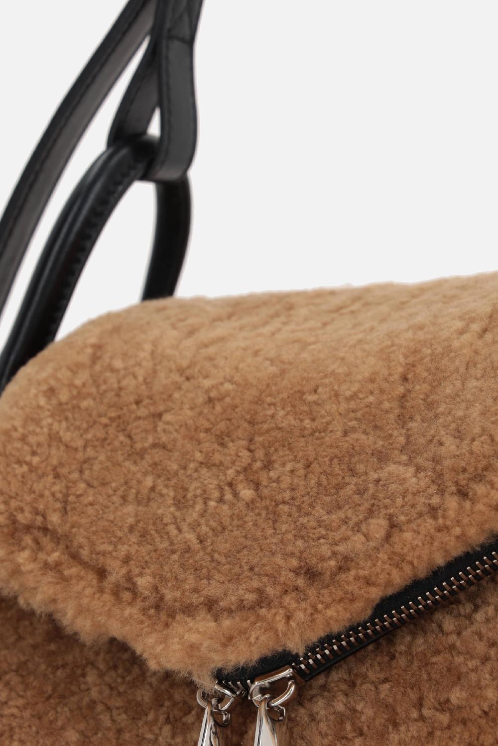 AMINA MUADDI borsa a mano Gemini in shearling Qualità Garantita