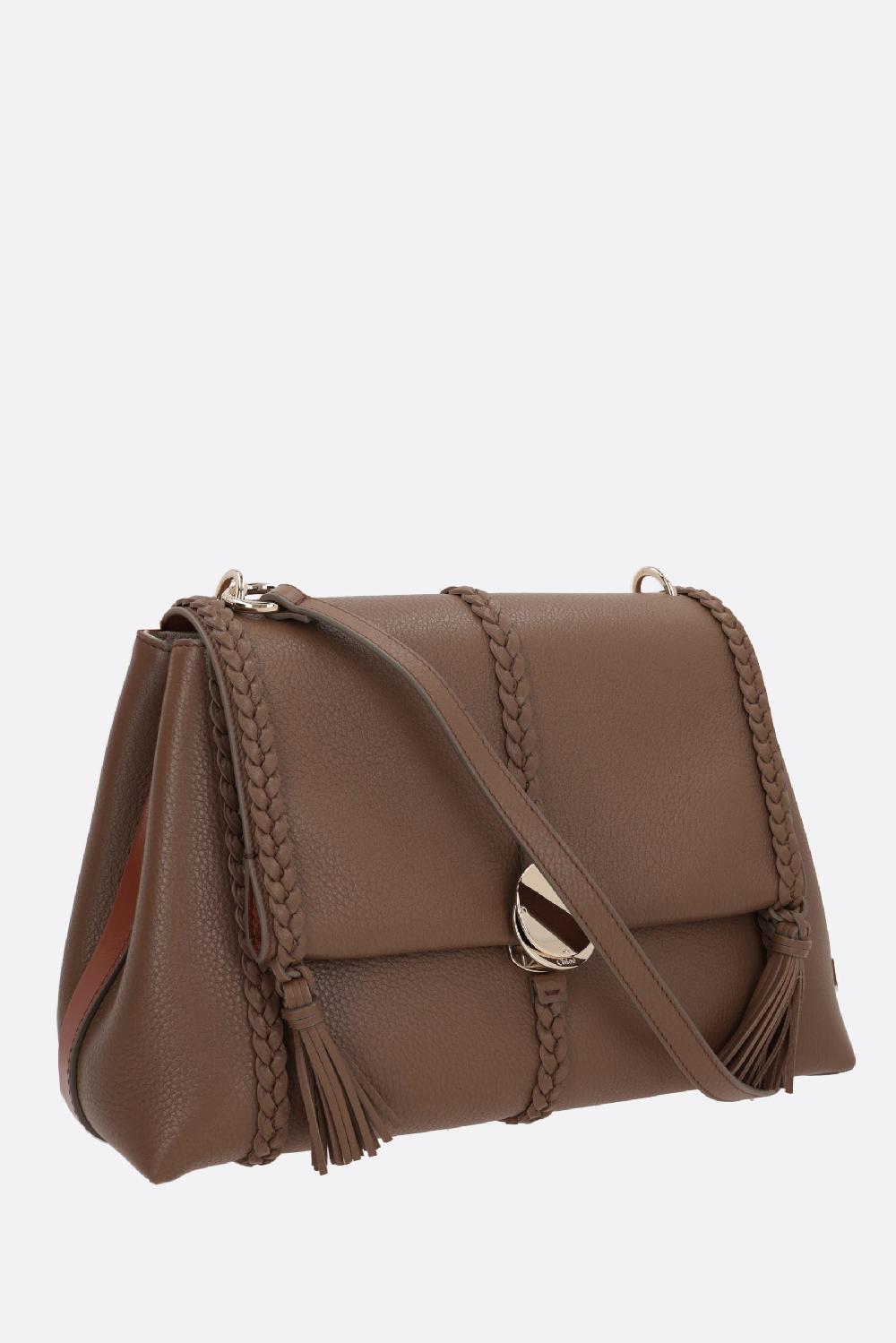 CHLOÉ borsa a spalla Penelope media in pelle martellata Consegna Veloce
