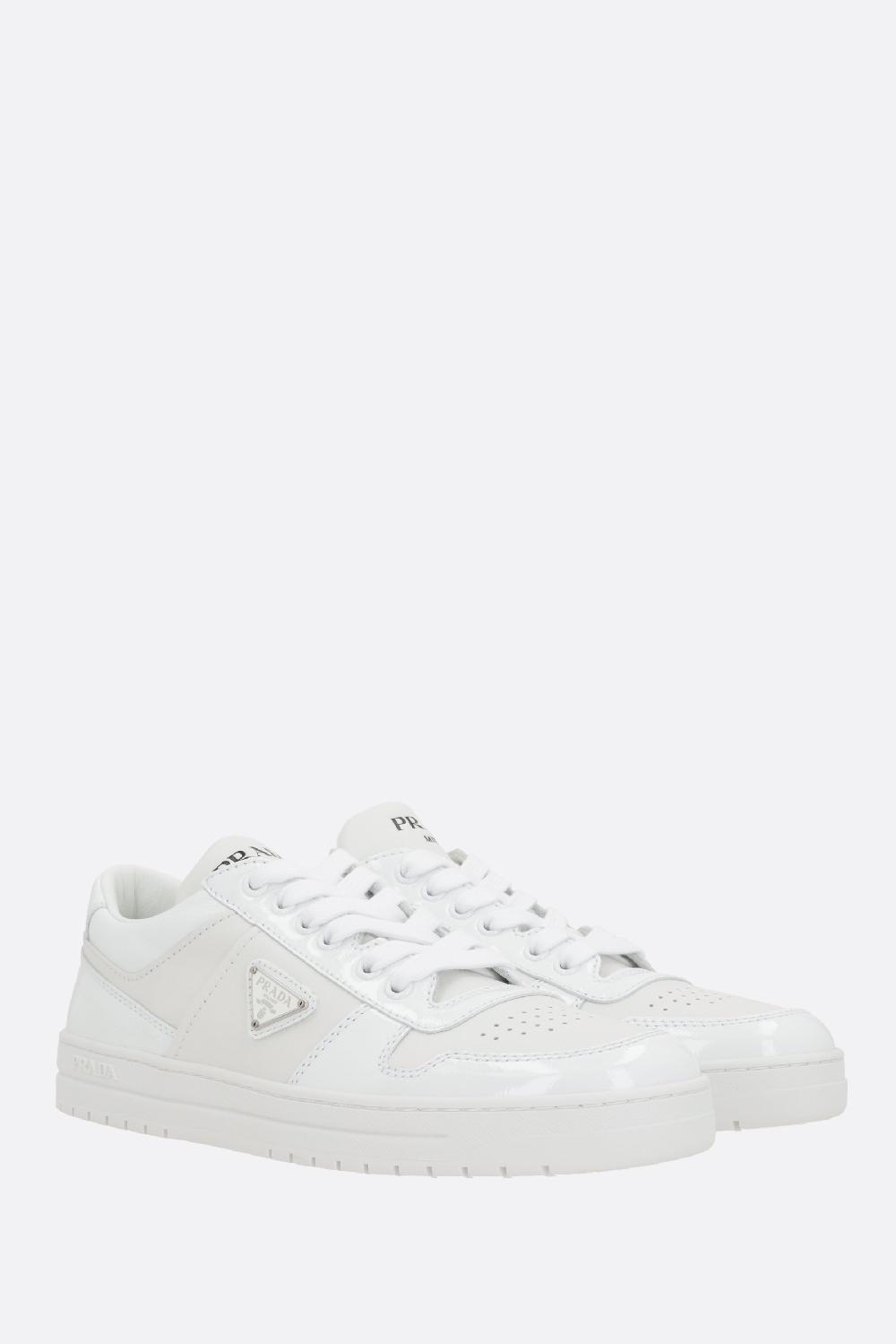 PRADA sneaker Downtown in pelle liscia e naplak Shopping Online