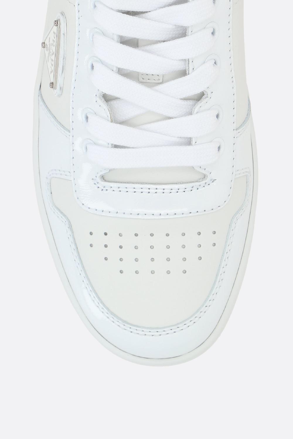 PRADA sneaker Downtown in pelle liscia e naplak Shopping Online