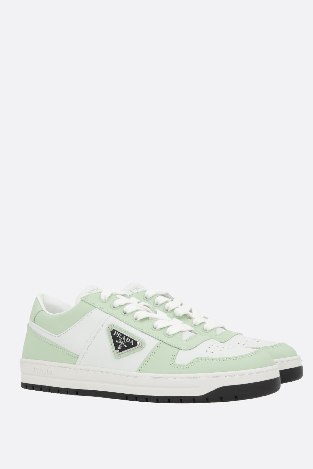 PRADA sneaker Downtown in pelle spazzolata Rois Prezzo Ridotto