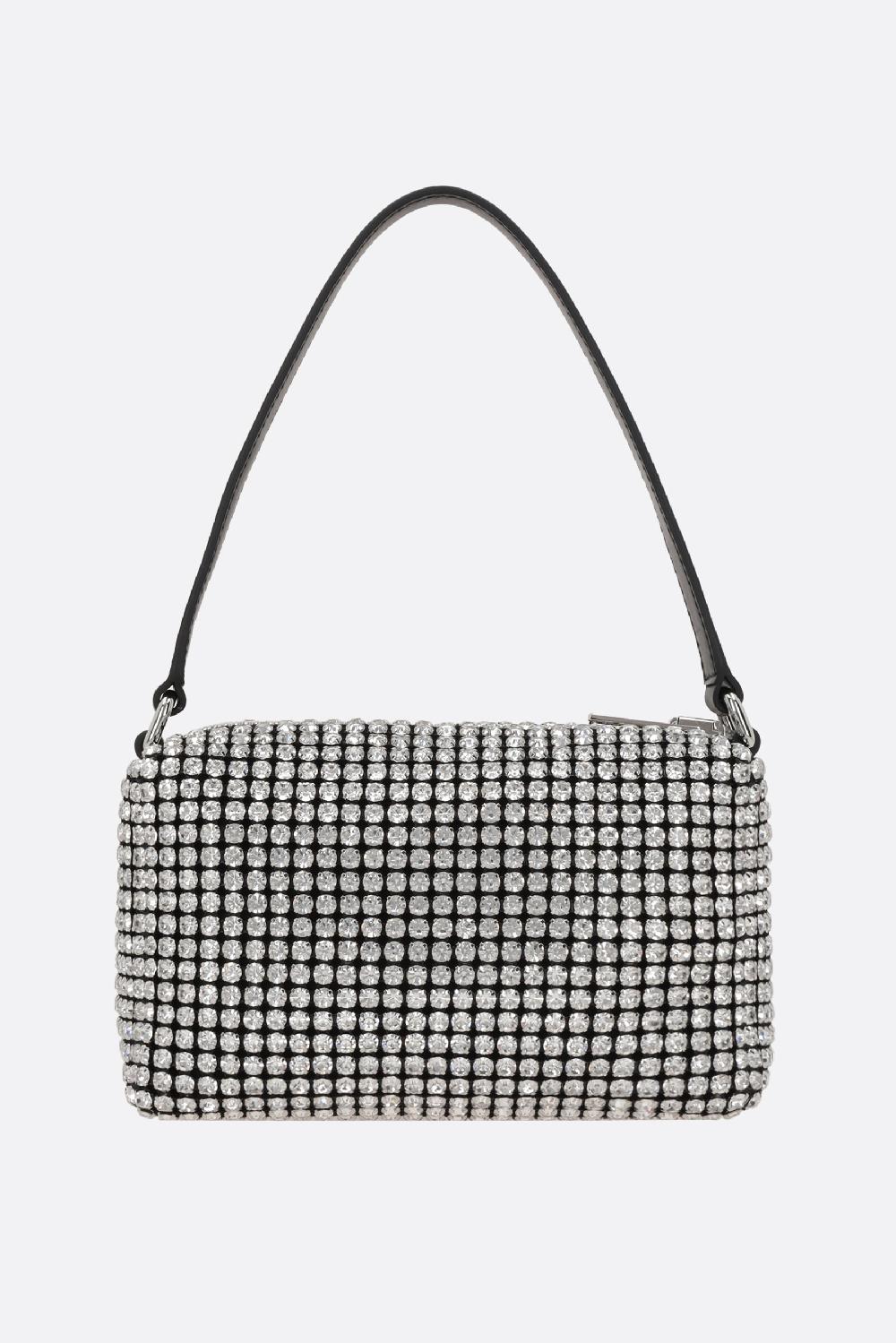 ALEXANDER WANG borsa a mano Heiress media in rete con strass Convenienza