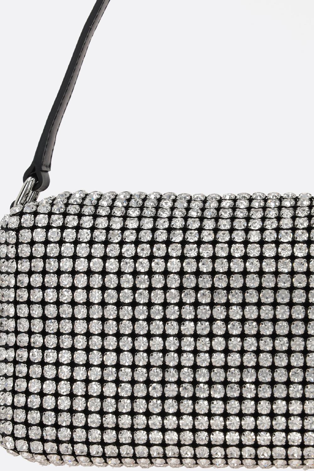ALEXANDER WANG borsa a mano Heiress media in rete con strass Convenienza