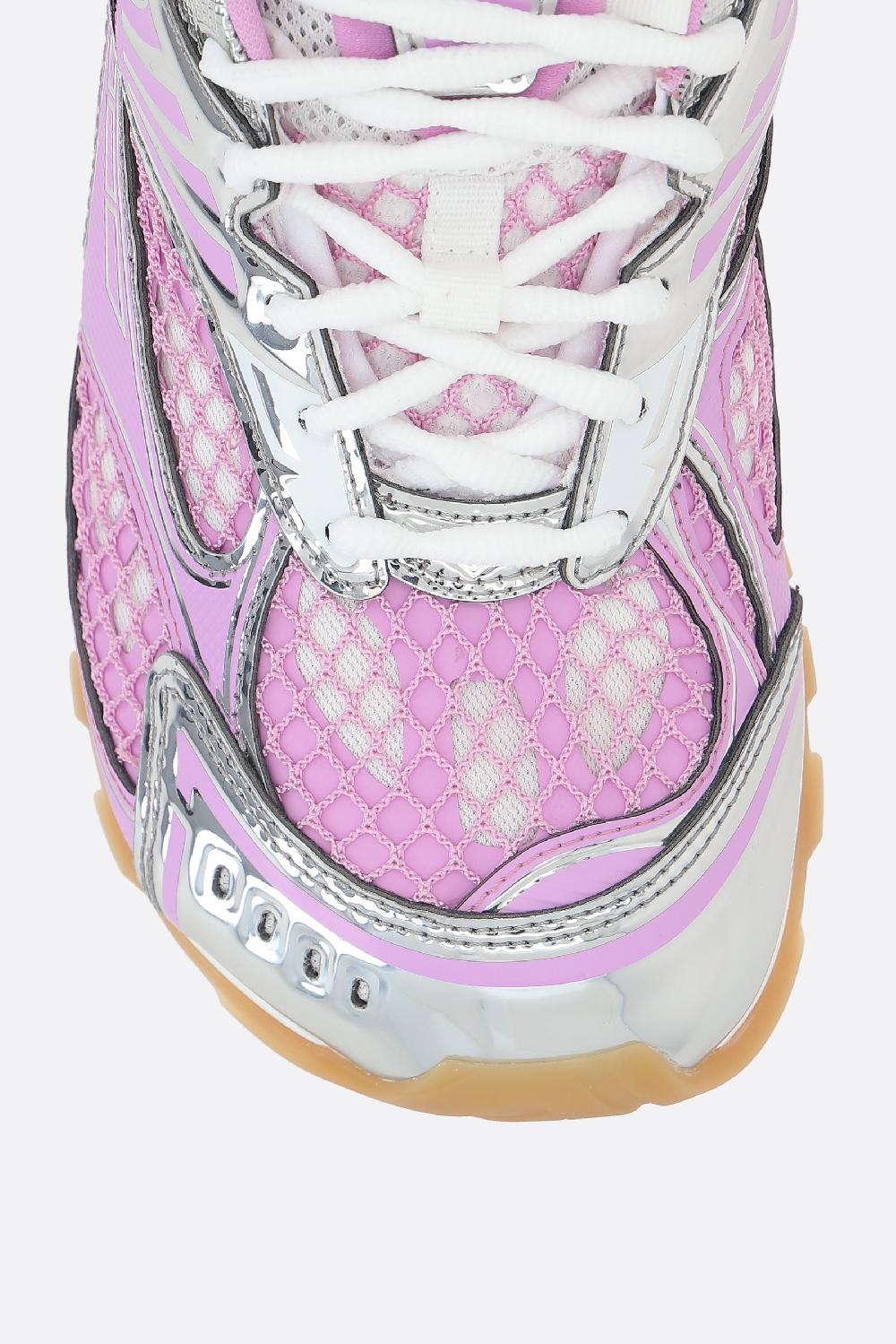 BOTTEGA VENETA sneaker Orbit in mesh e ecopelle laminata Economico