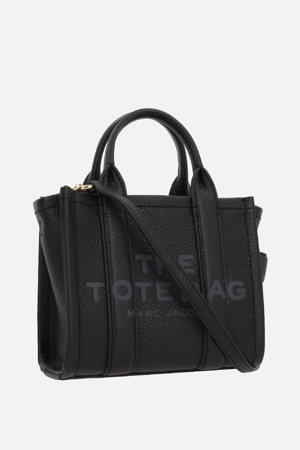 MARC JACOBS borsa The Mini Tote in pelle martellata Ultimi tre giorni