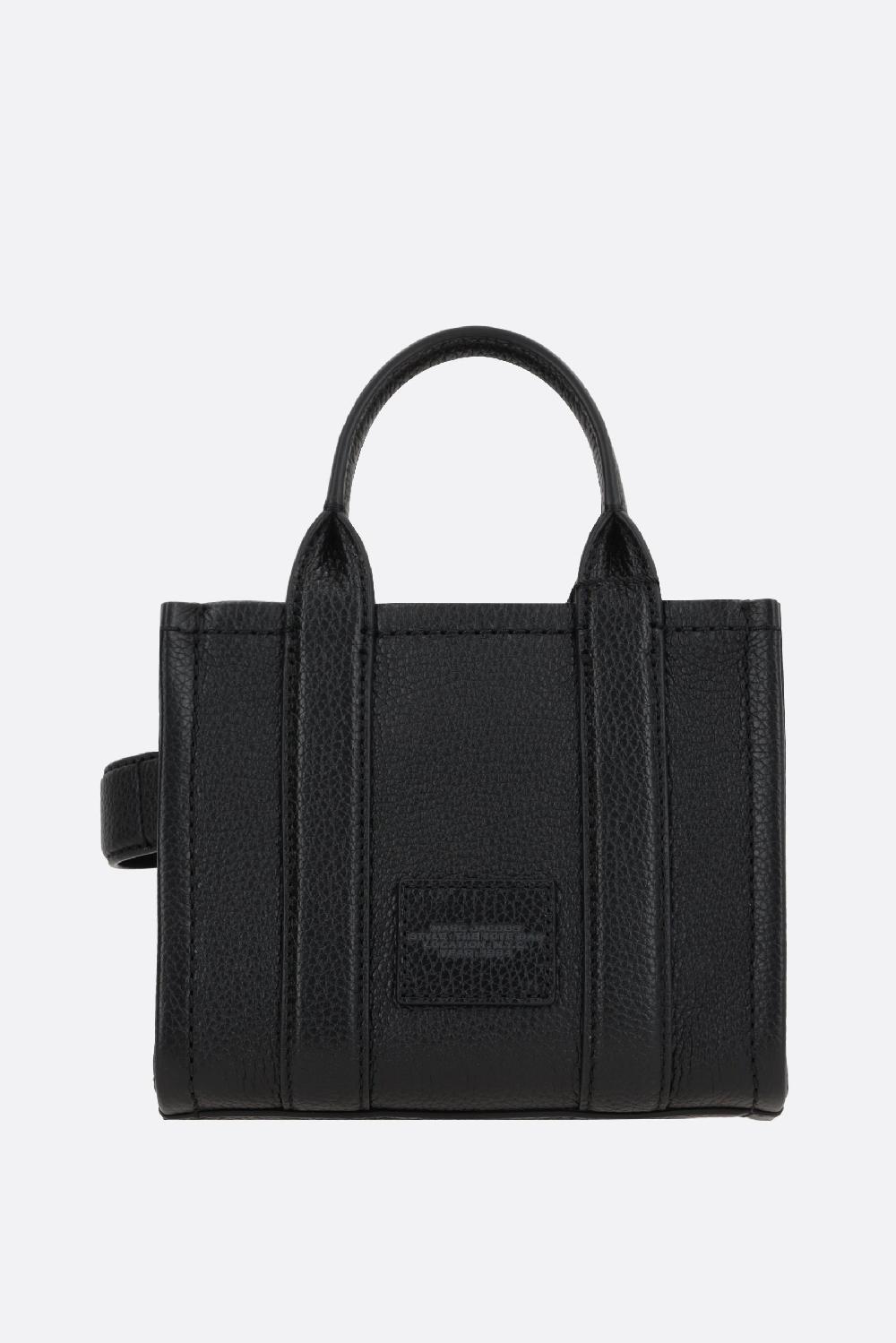 MARC JACOBS borsa The Mini Tote in pelle martellata Ultimi tre giorni