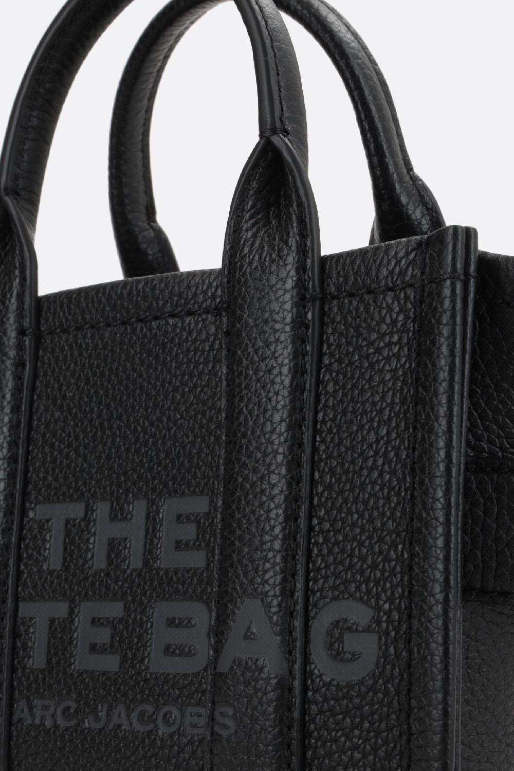 MARC JACOBS borsa The Mini Tote in pelle martellata Ultimi tre giorni