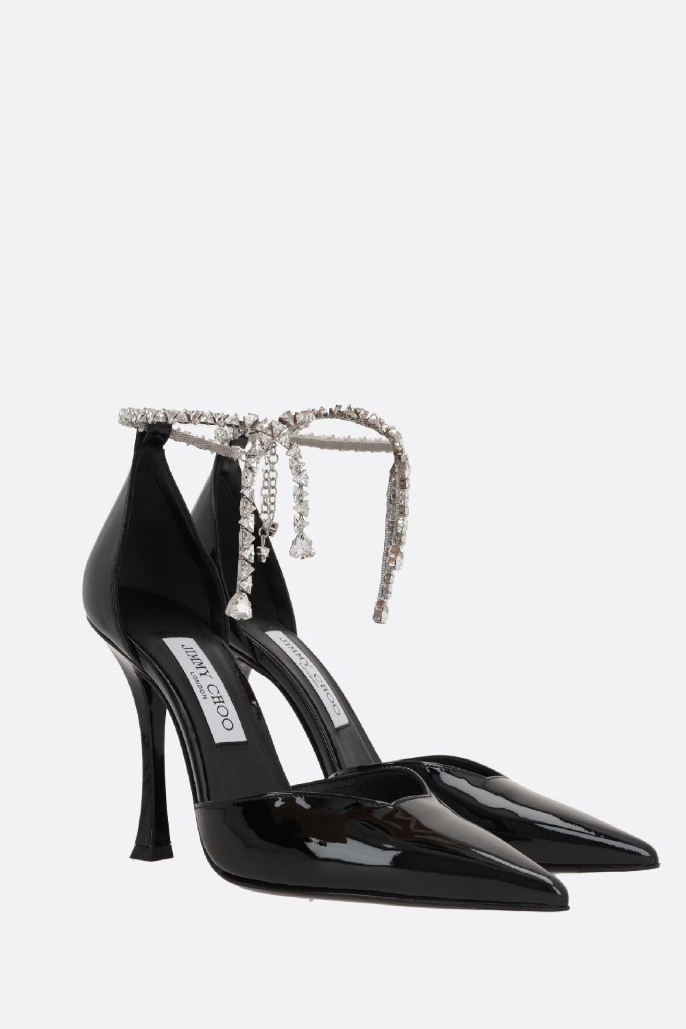 JIMMY CHOO décolleté d'orsay Stevie in vernice Ultimi due giorni