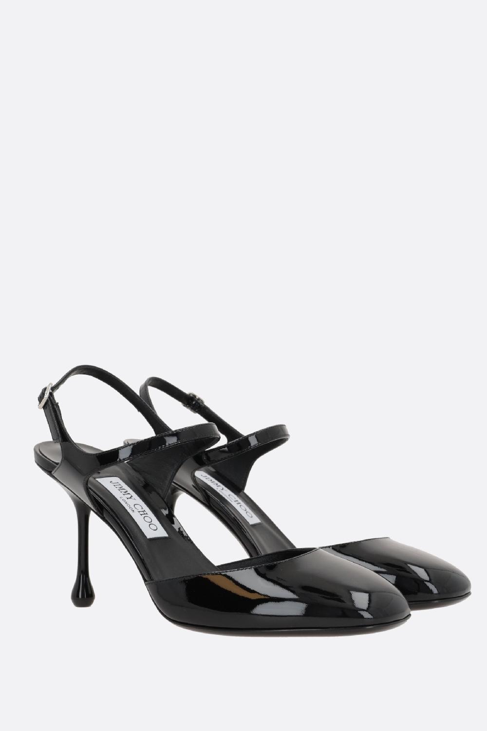 JIMMY CHOO slingback Pixie in vernice Ultimo giorno