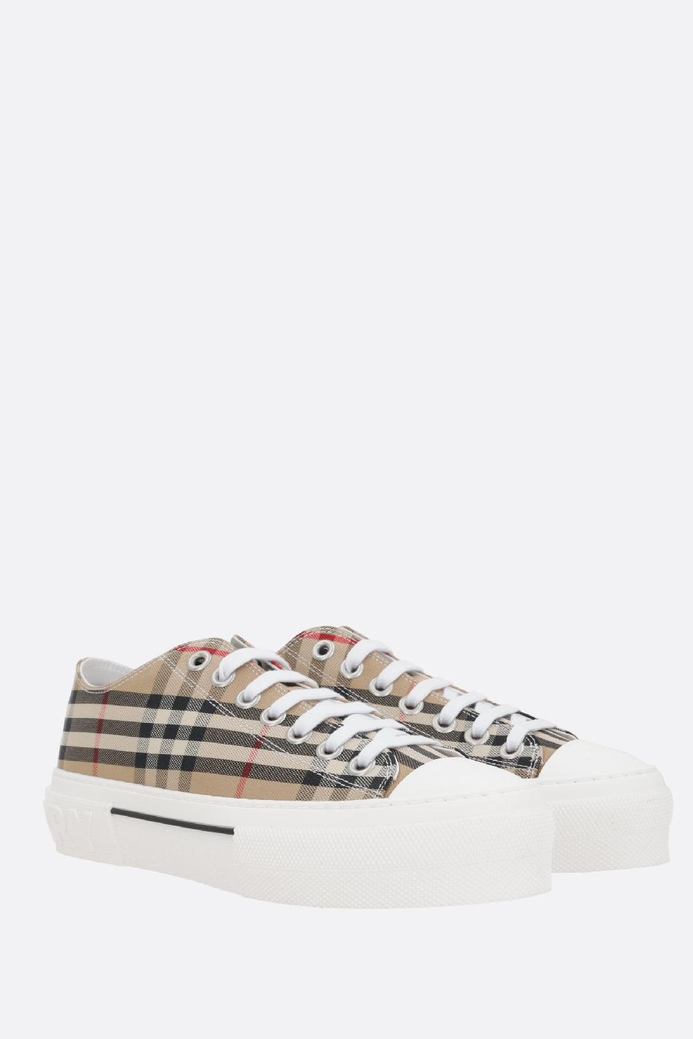 BURBERRY sneaker Jack in canvas Promozione temporanea