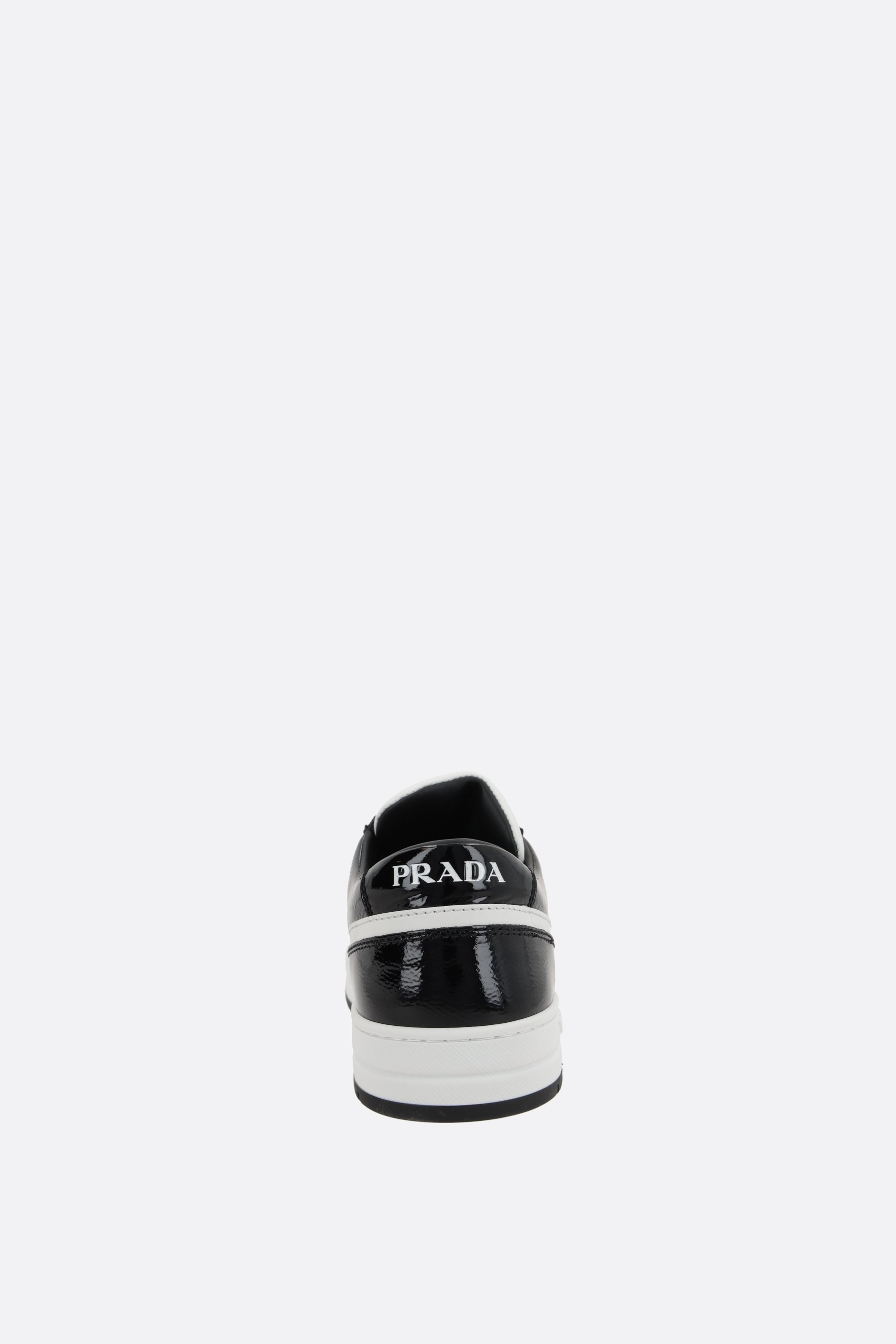 PRADA sneaker Downtown in pelle liscia e naplak Fino al 50% di sconto