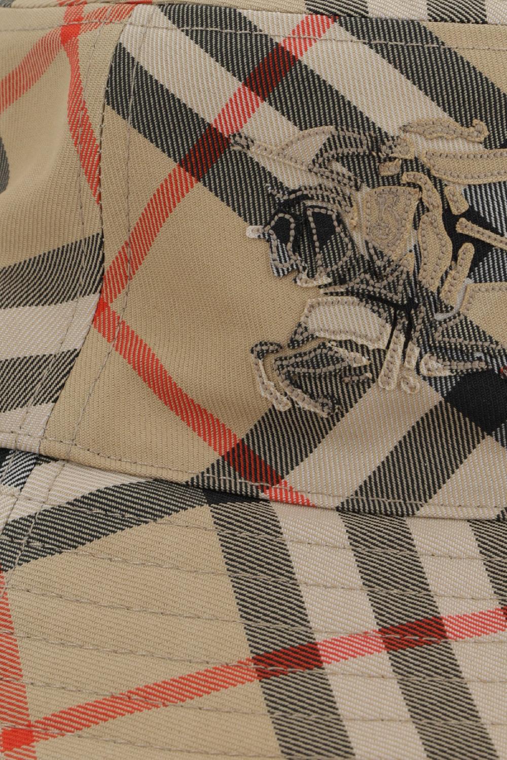 BURBERRY cloche in nylon stampa Check Fino al 65% di sconto