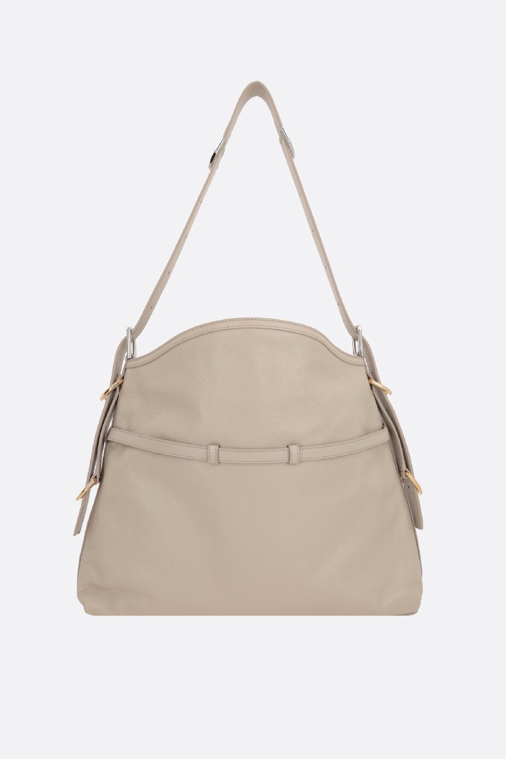 GIVENCHY borsa a spalla Voyou media in pelle martellata Super sconto