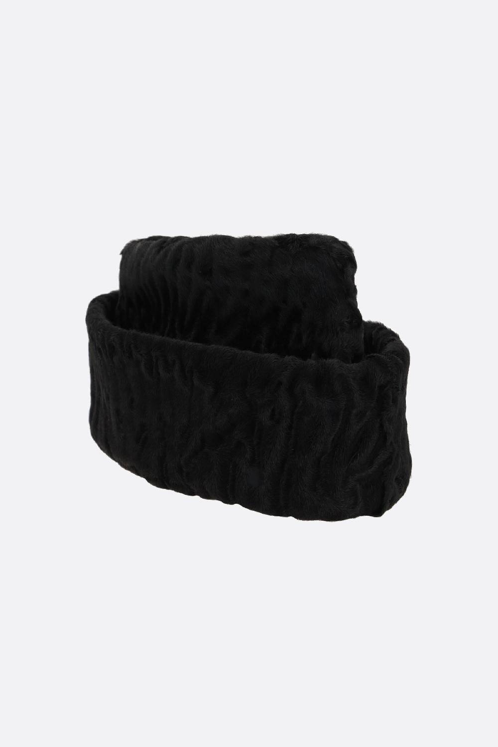 PRADA cappello in astrakan In vendita