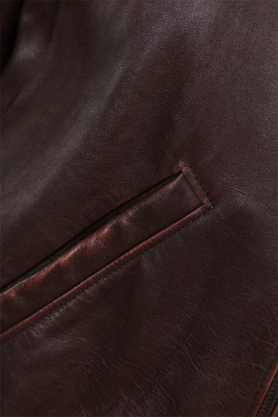 PRADA giacca in pelle vintage 2025