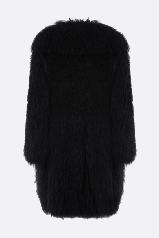 ALAIA cappotto in pelliccia d'agnello Tibetano In Linea