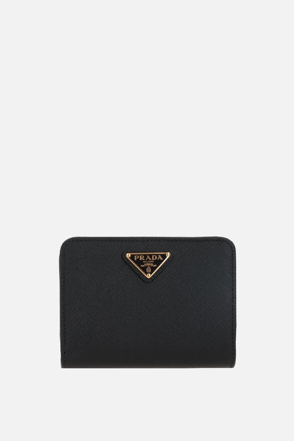 PRADA portafogli small in pelle Saffiano Vendita