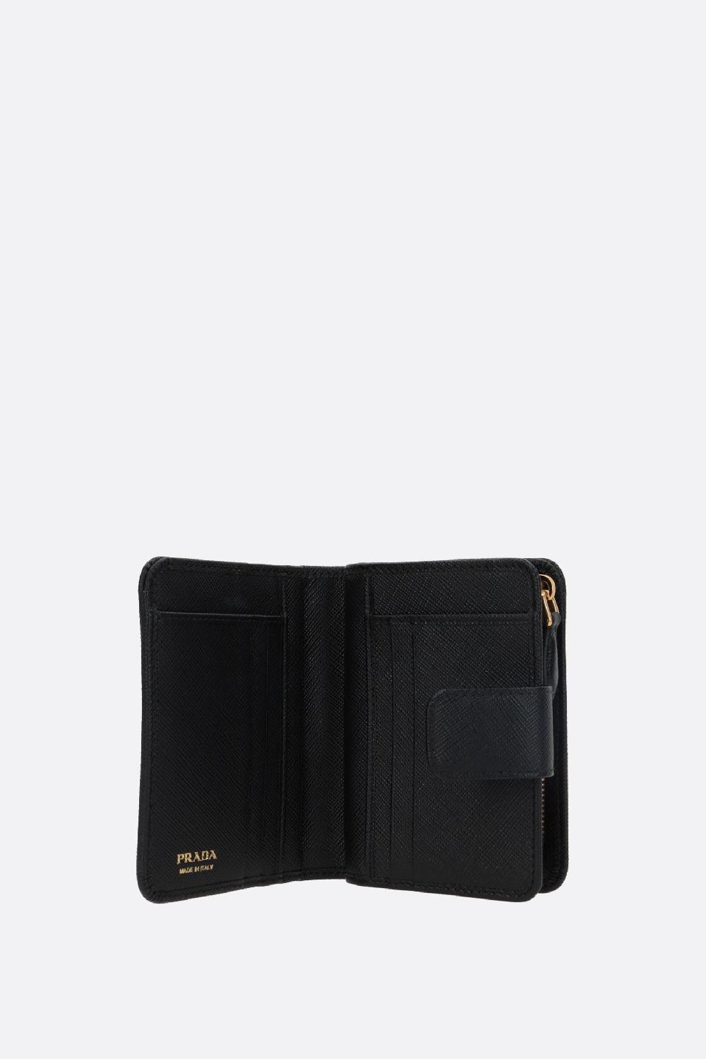 PRADA portafogli small in pelle Saffiano Vendita