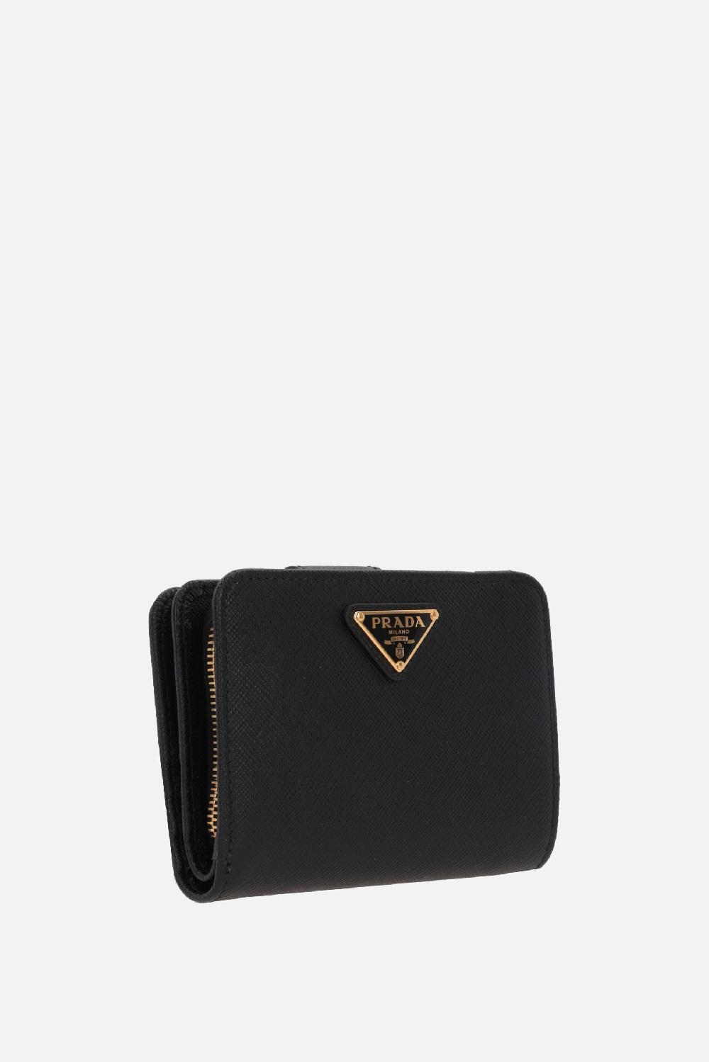 PRADA portafogli small in pelle Saffiano Vendita