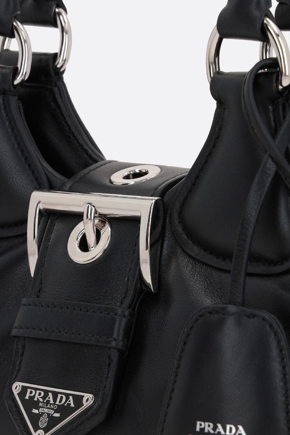 PRADA borsa a mano Prada Moon in nappa imbottita Pezzi Unici