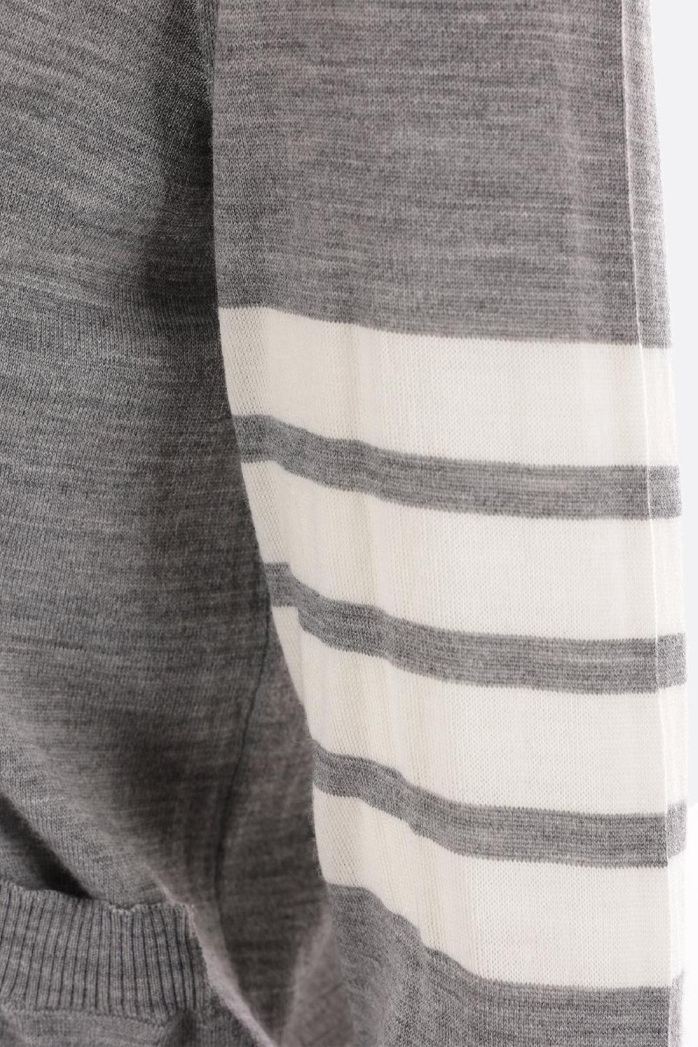 THOM BROWNE cardigan in lana Outlet