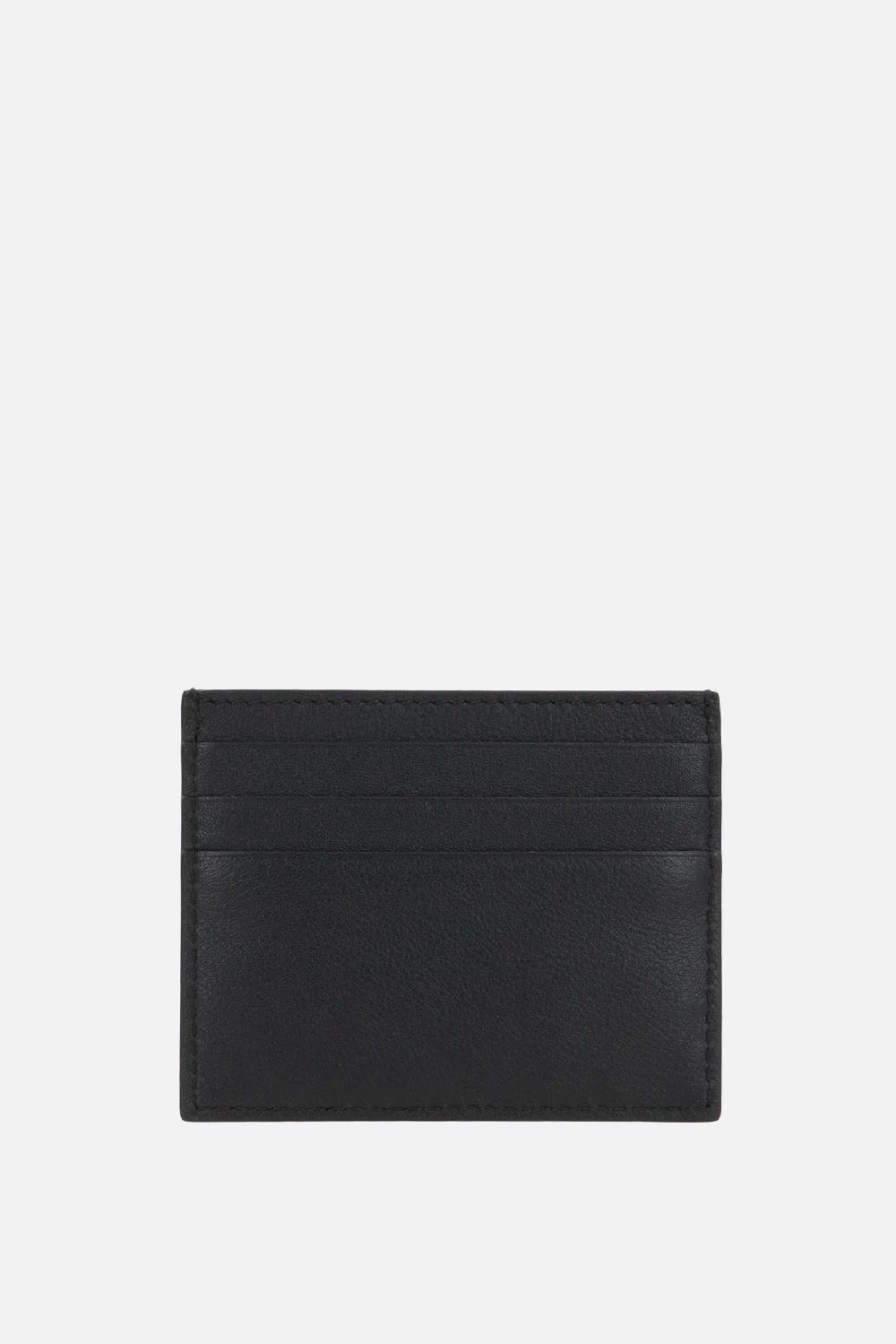 PRADA porta carte in pelle Soft Grain In Vendita