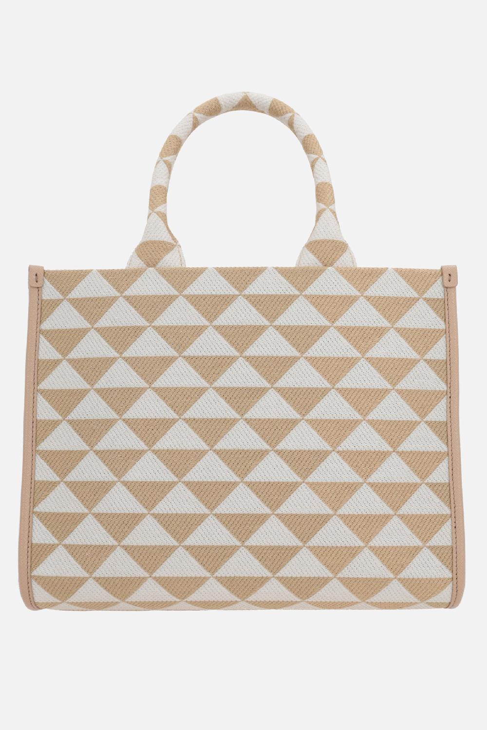 PRADA borsa tote Prada Symbole small in jacquard Offerte