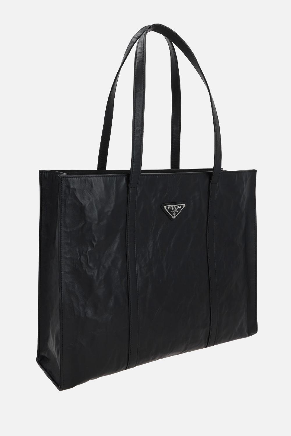 PRADA borsa tote large in nappa antique Hotsell