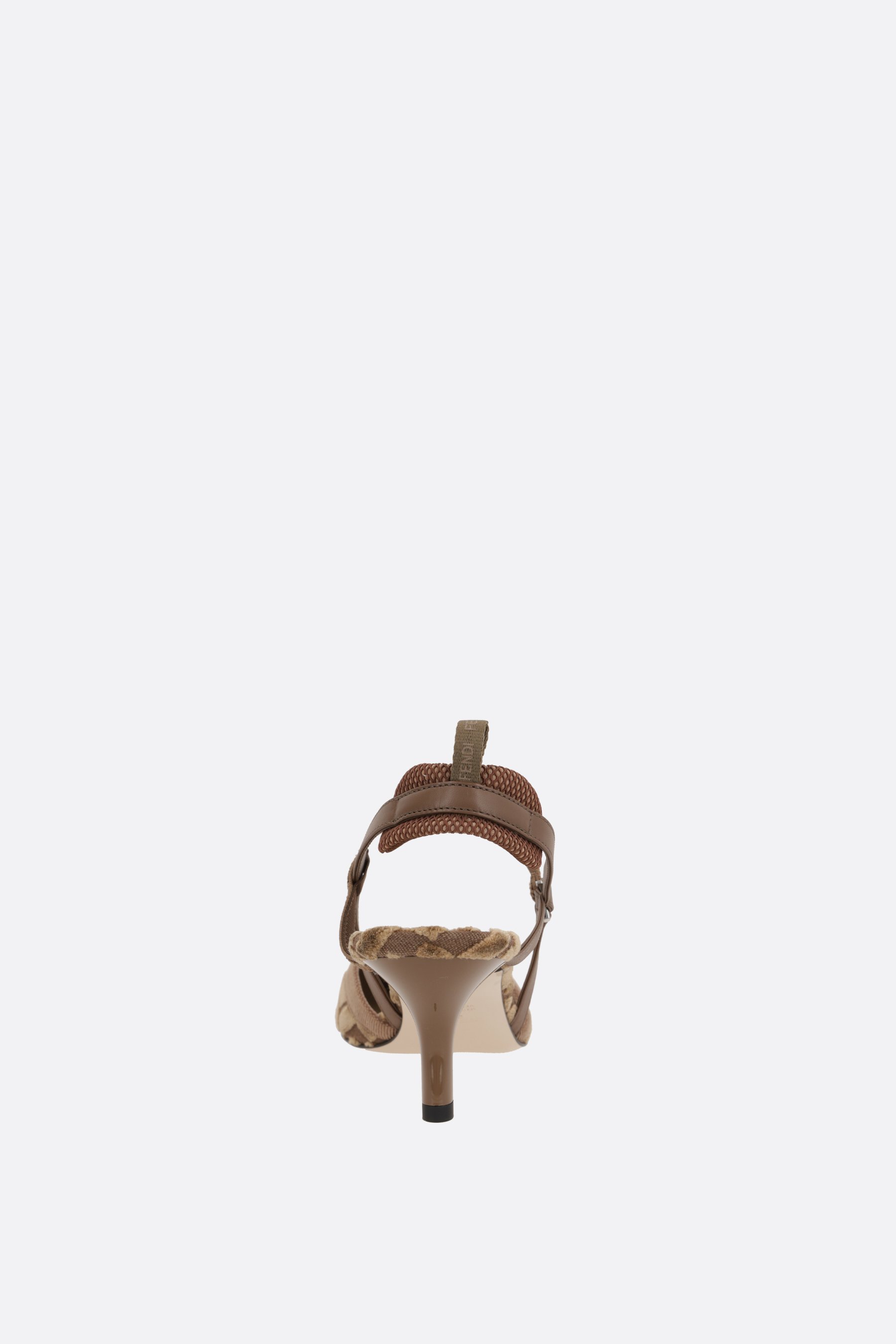 FENDI slingback Colibrì Lite in velluto jacquard FF I Più Venduti