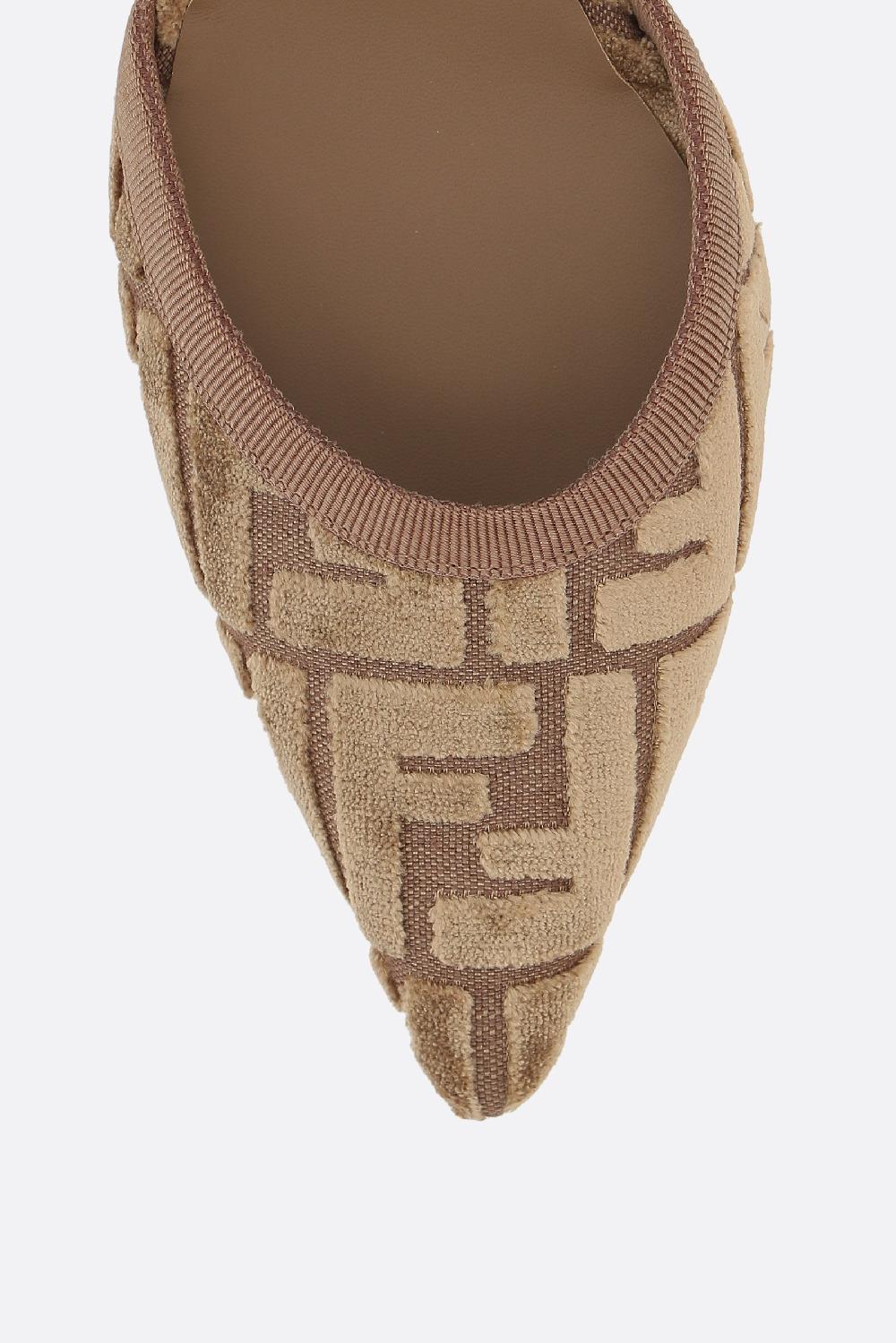 FENDI slingback Colibrì Lite in velluto jacquard FF I Più Venduti
