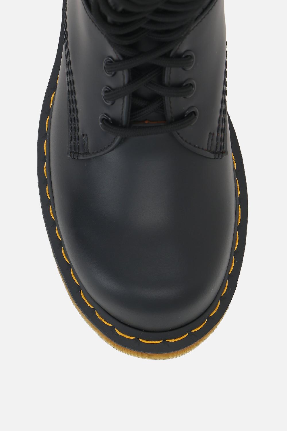 MM6 X DR.MARTENS anfibio 1490 Twist MM6 in pelle liscia e martellata Vendite Flash