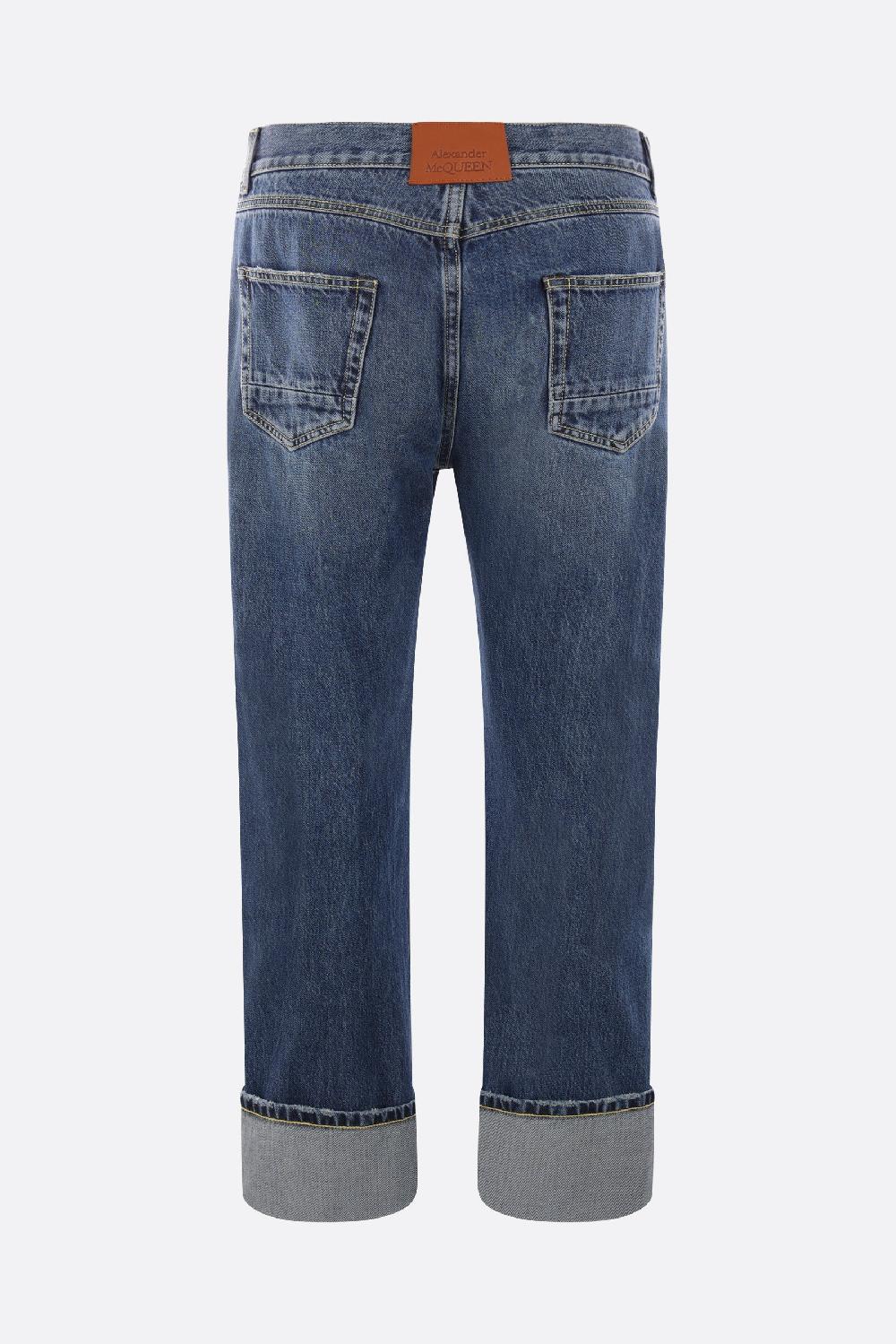 ALEXANDER McQUEEN jeans loose-fit in denim Fornitura limitata