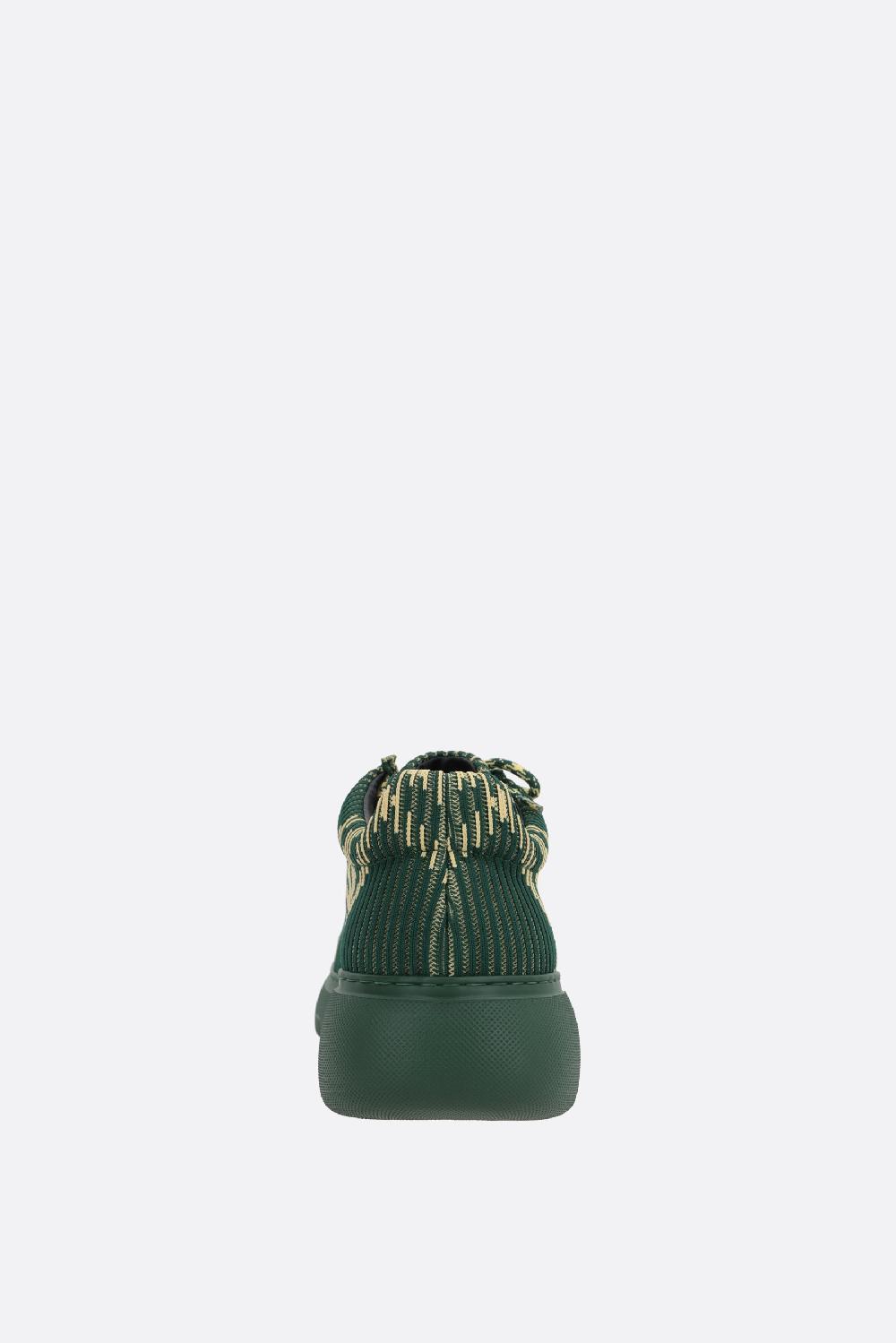 BURBERRY creeper in nylon stretch stampa Check Vendite stagionali
