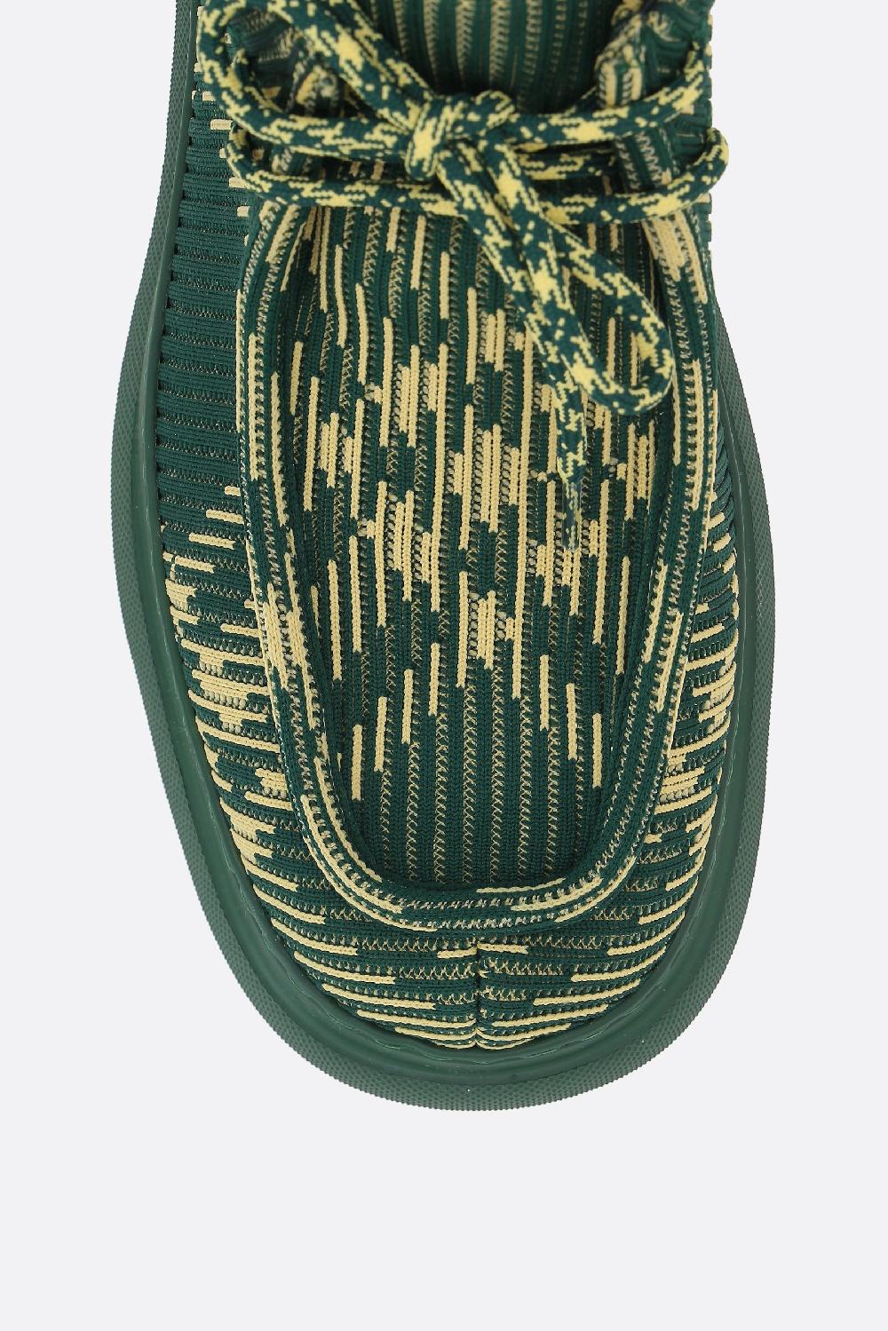 BURBERRY creeper in nylon stretch stampa Check Vendite stagionali
