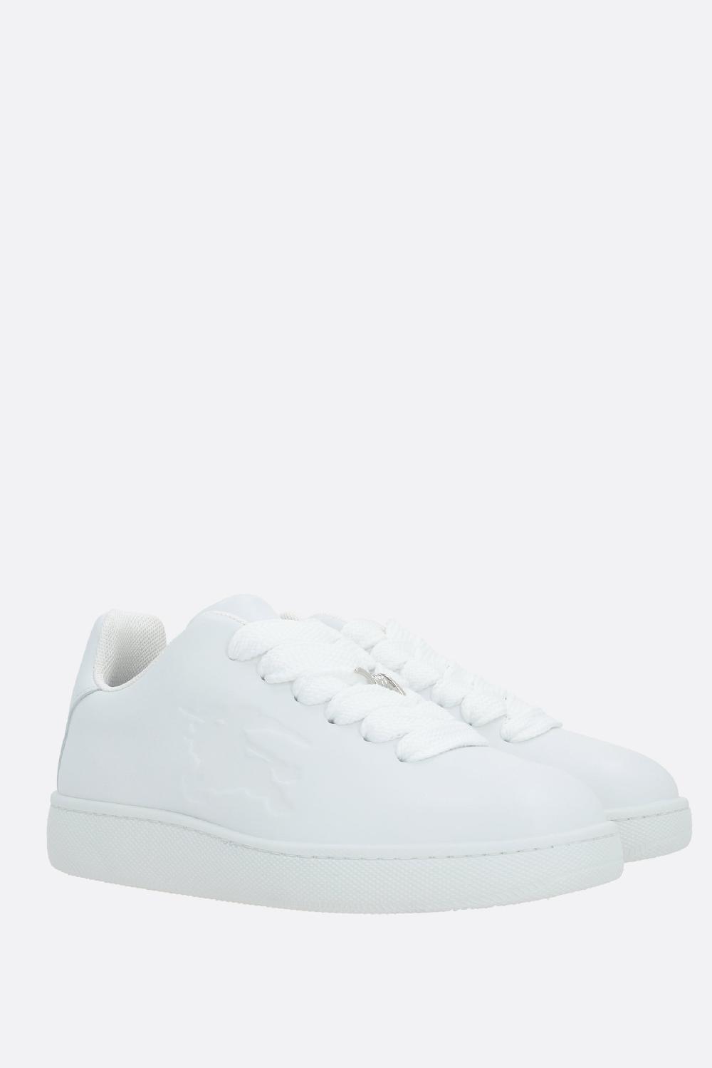BURBERRY sneaker Box in pelle liscia Black Friday