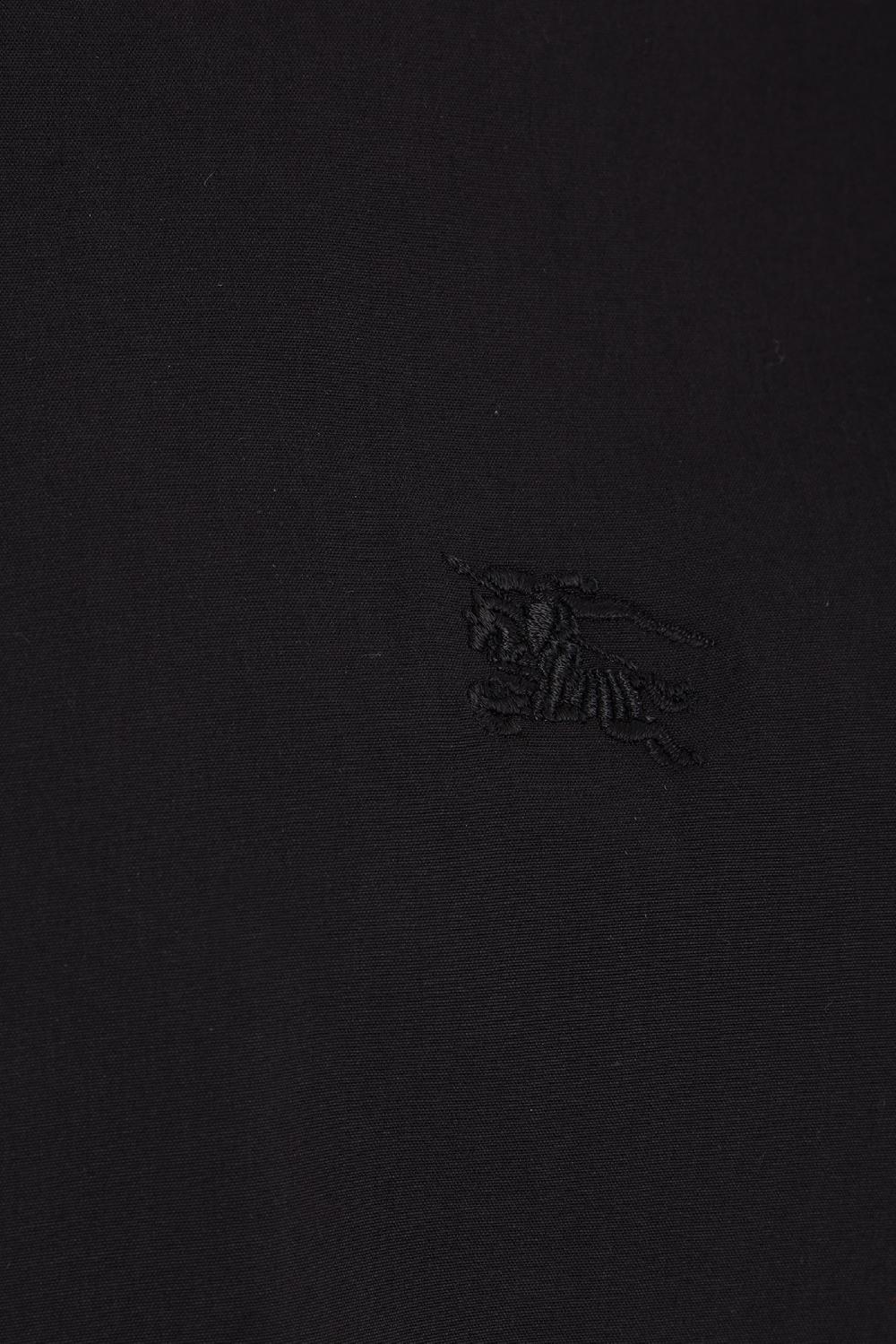 BURBERRY camicia in popeline ricamo logo Offerta natalizia