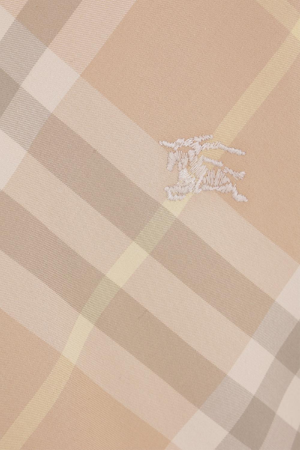 BURBERRY camicia oversize in gabardine Offerta per la Festa della Mamma