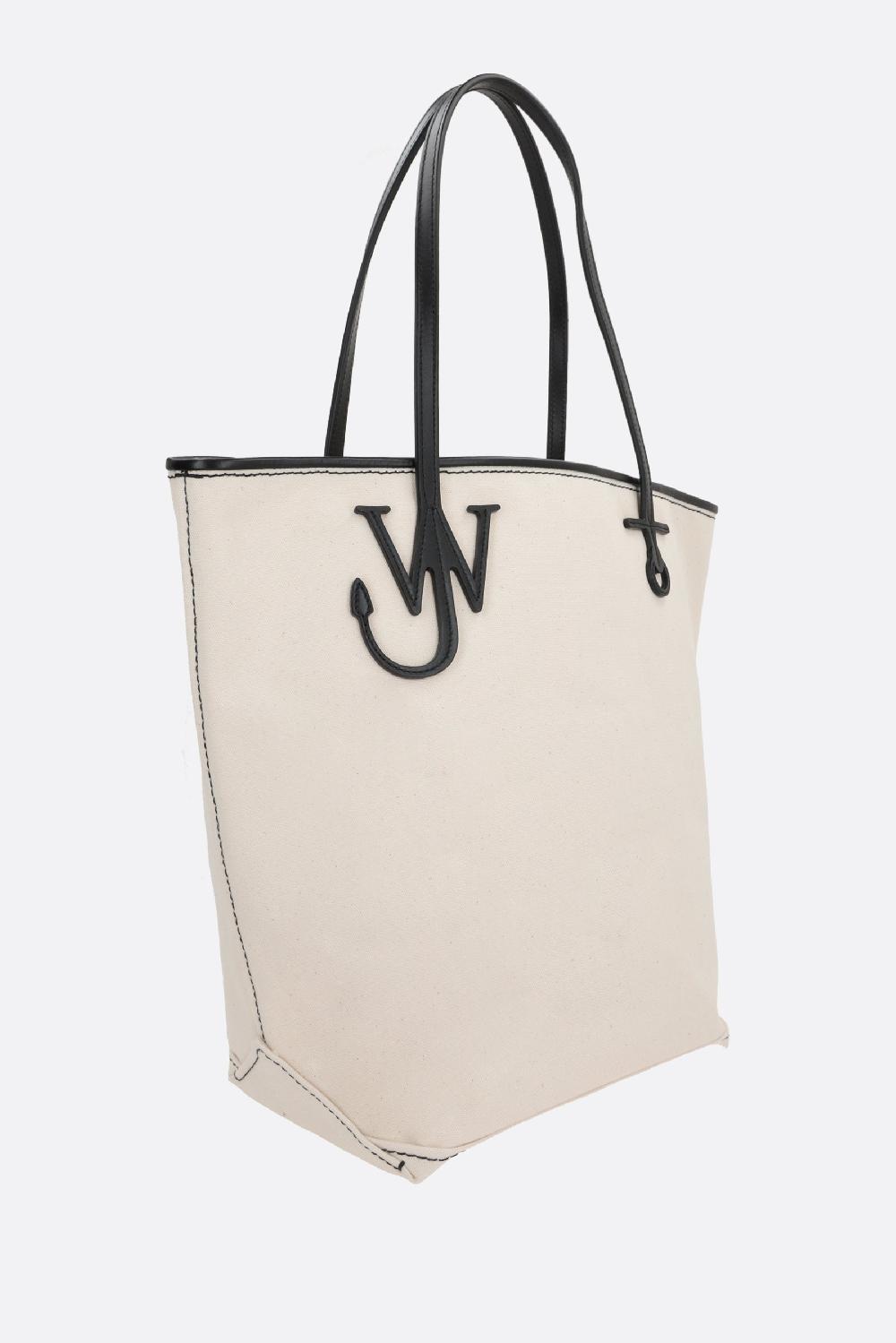 JW ANDERSON borsa tote Tall Anchor in canvas Offerta Giorno del Papà