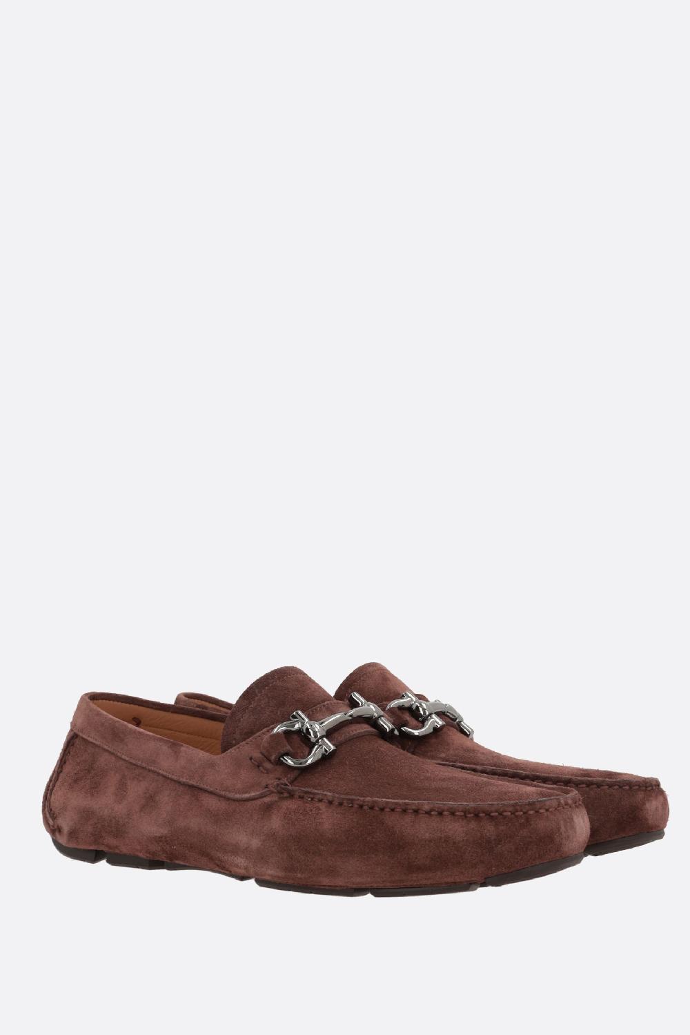 FERRAGAMO mocassino Parigi in suede Offerta San Valentino