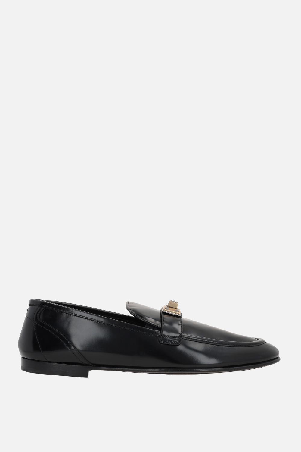 DOLCE & GABBANA mocassino Ariosto in pelle spazzolata