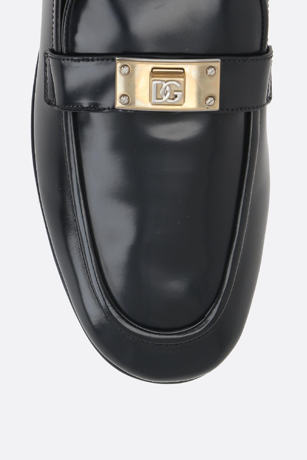 DOLCE & GABBANA mocassino Ariosto in pelle spazzolata Offerta Anniversario