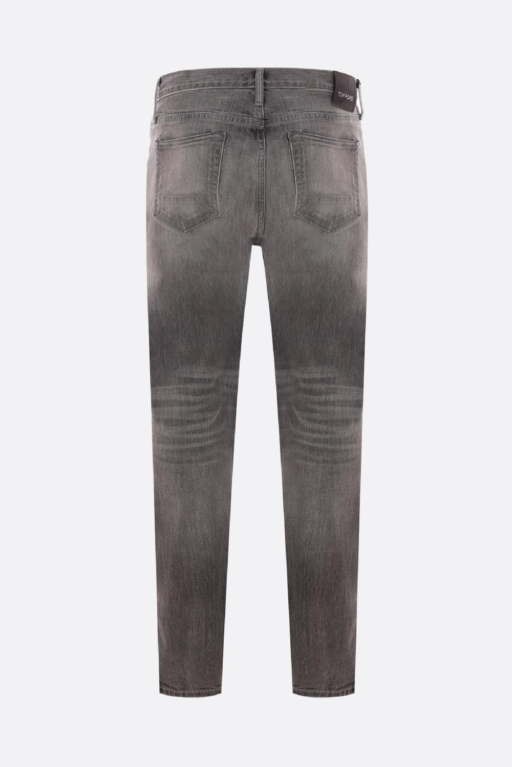 TOM FORD jeans slim-fit Authentic Selvedge in denim Smaltimento dello stoccaggio