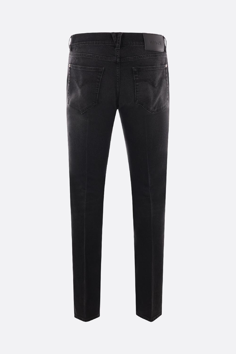 VERSACE jeans regular-fit in denim Medusa '95 Lightning offer