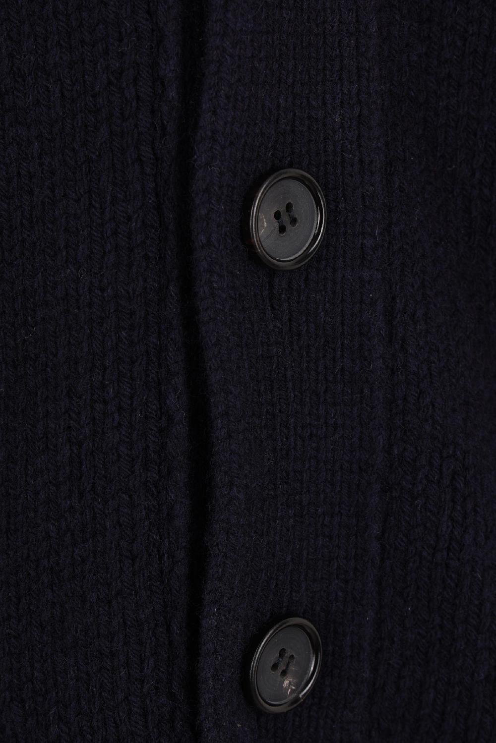 ALEXANDER McQUEEN cardigan in lana e cashmere con intarsio Teschio Liquidazione