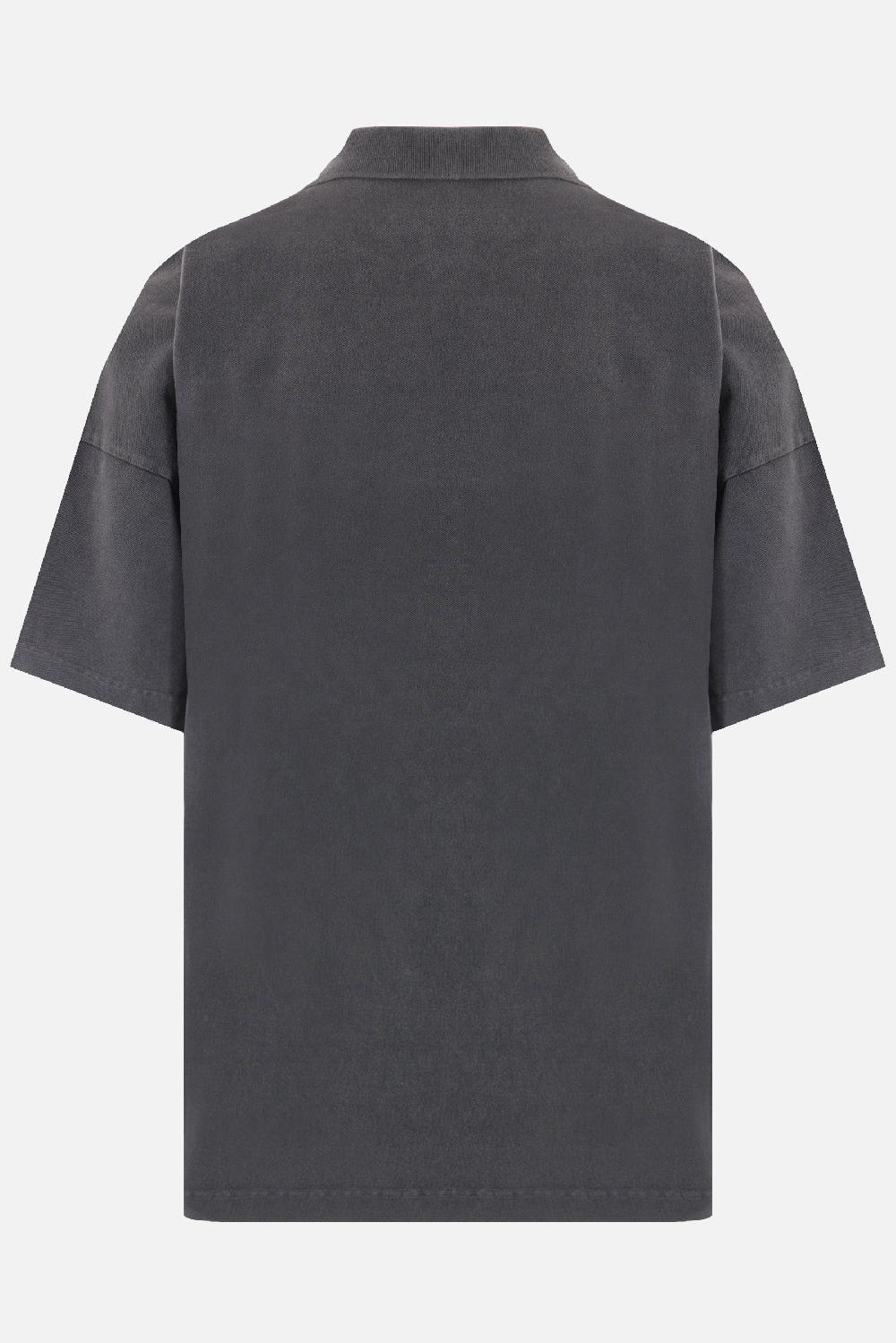 JW ANDERSON polo oversize in piquet ricamo logo Rilascio limitato